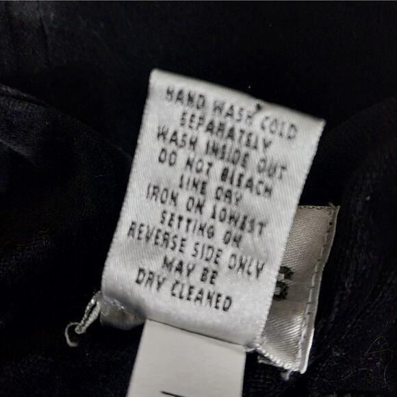 CHICO'S LUXE BLACK VELVETEEN CROPPED & TAILORED OPEN FRONT JACKET! SZ L - Picture 7 of 8